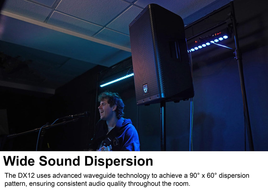 12" Active Powered Speaker with 2-Channel Mixer, 2-Pack J7723