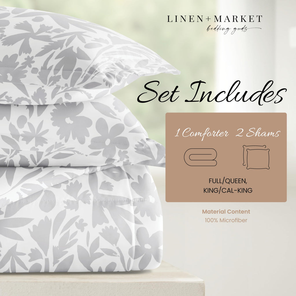 King 3 Piece Down Alternative Comforter Set C841382