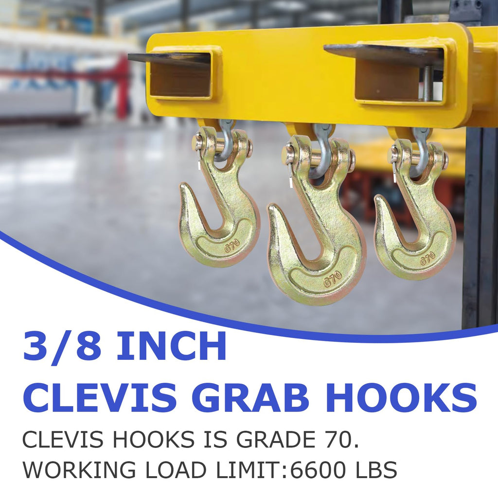 3/8" Heavy Duty Clevis Grab Hook M54211