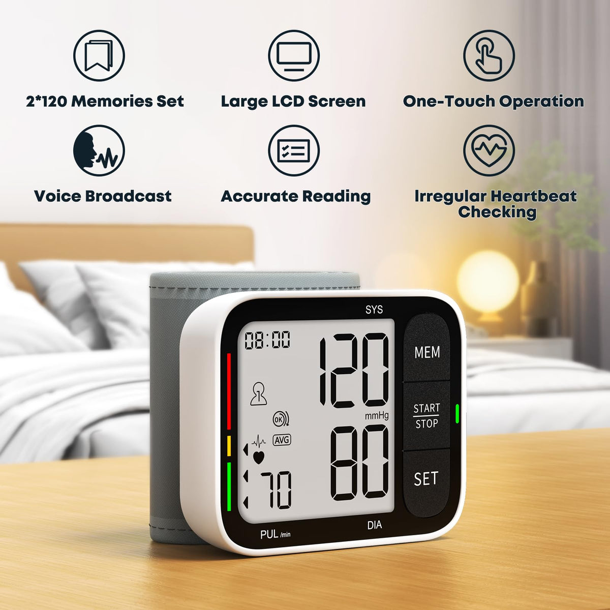 Wrist Blood Pressure Monitor O144