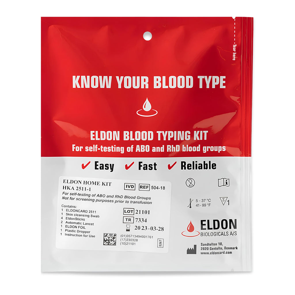 Home Blood Typing Kit 9 Kits O256