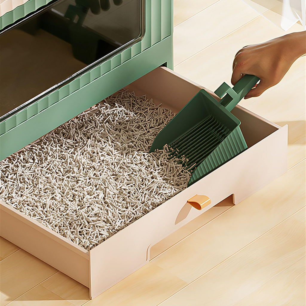 Foldable Cat Litter Box with Lid G2649