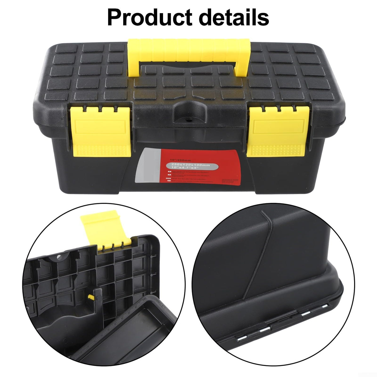 10 Inch Plastic Toolbox B45847