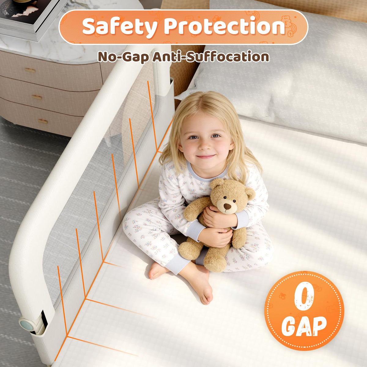 Foldable Safety Bed Rail V22565
