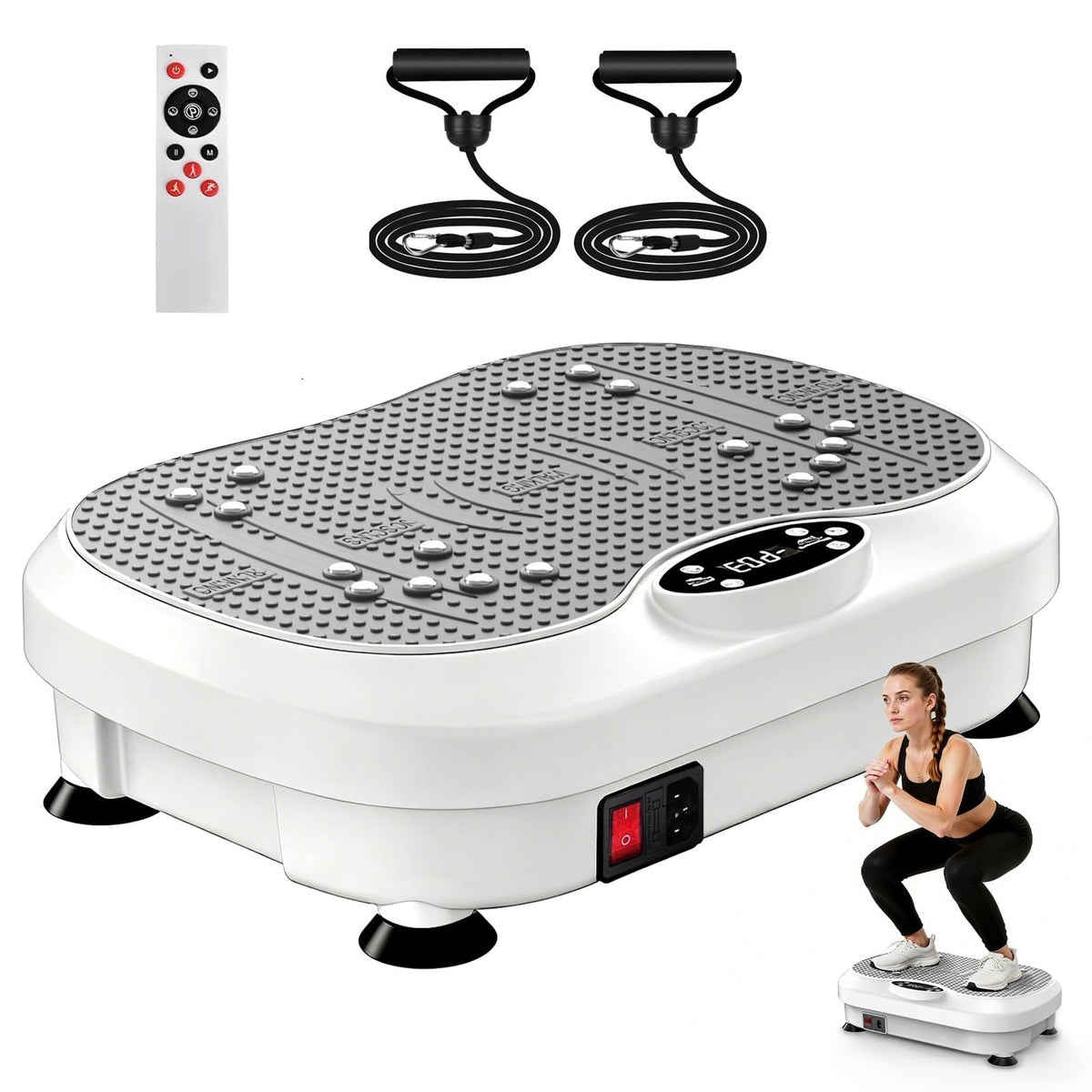 Vibration Plate Exercise Machine with 200 Levels S4693
