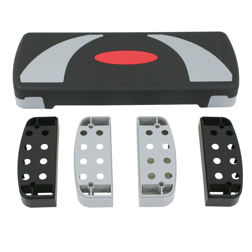 31" Adjustable Aerobic Step Platform with 4 Stackable Risers S96219