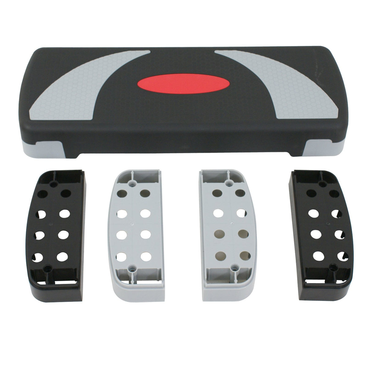 31" Adjustable Aerobic Step Platform with 4 Stackable Risers S96219