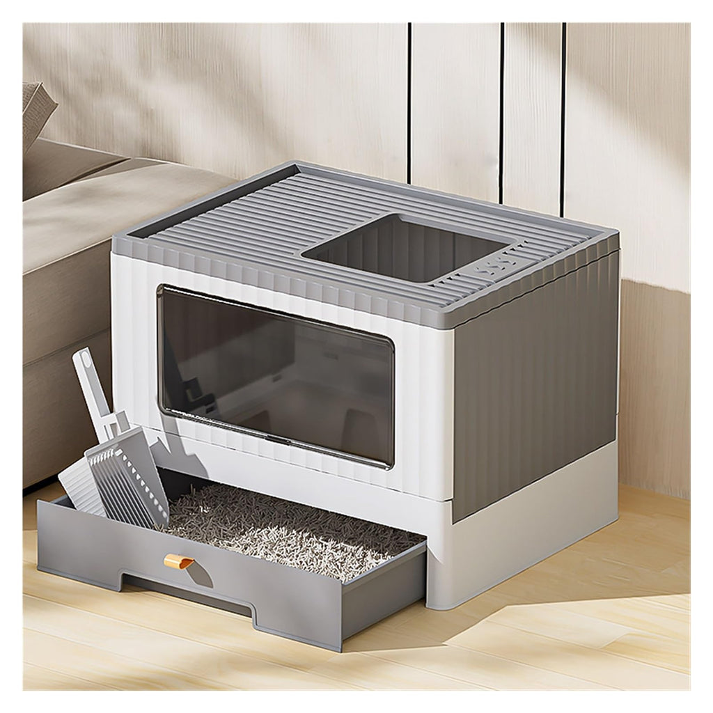 Foldable Cat Litter Box with Lid G2649