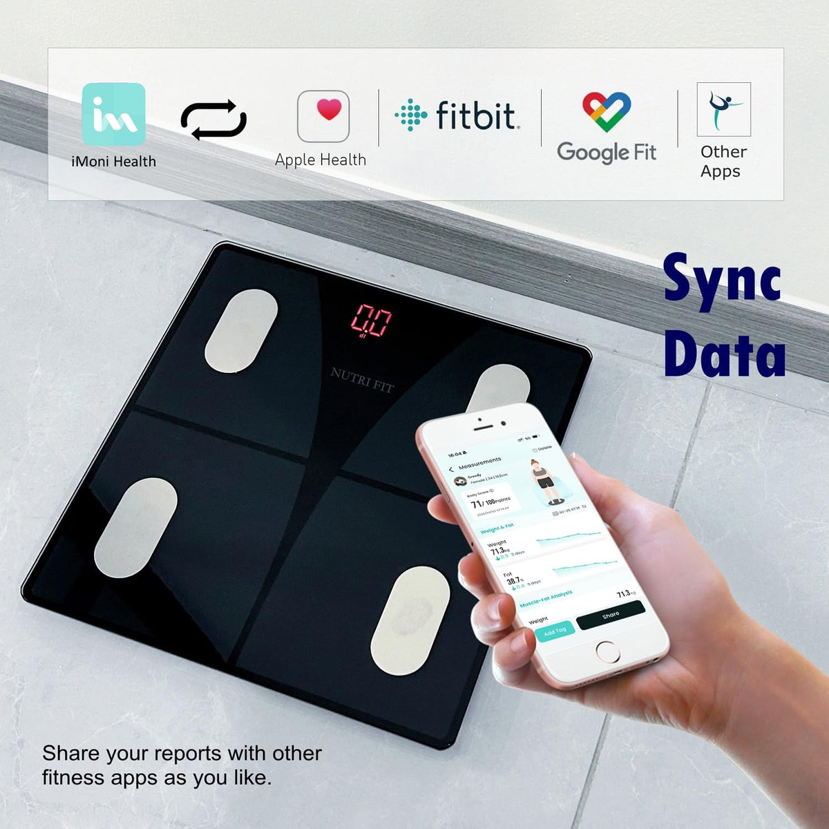 Digital Bathroom Scale A269