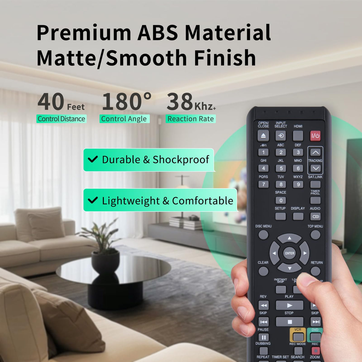 Replacement Remote for Toshiba Combo R102
