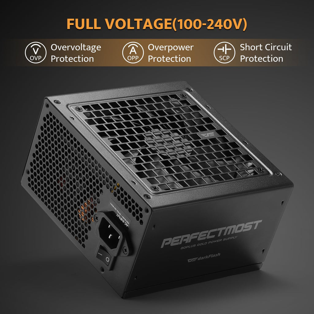 Fully Modular ATX 3.1 PCIe 5.1 80 Plus Gold Power Supply K12427