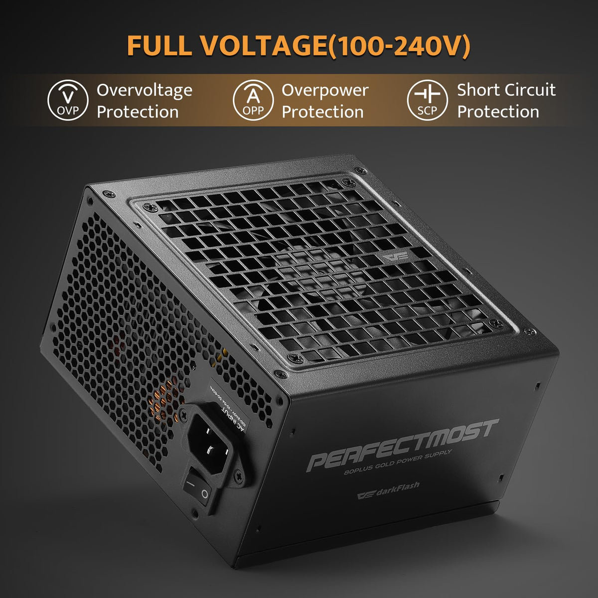 Fully Modular ATX 3.1 PCIe 5.1 80 Plus Gold Power Supply K12427