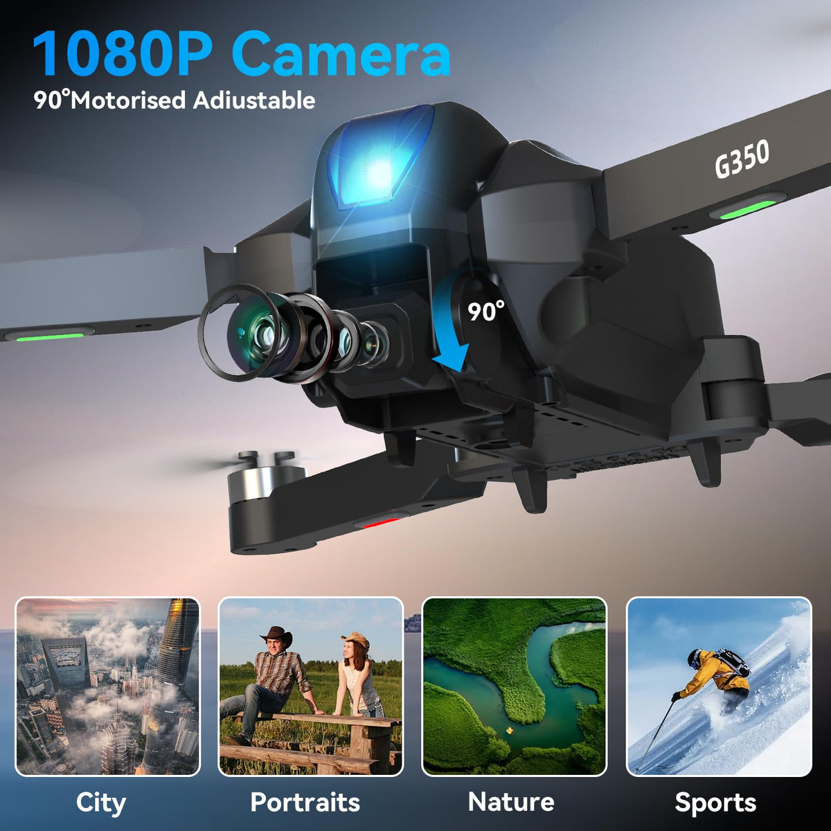 Drone with Camera 4.5" LCD Screen Foldable RC Quadcopter S431