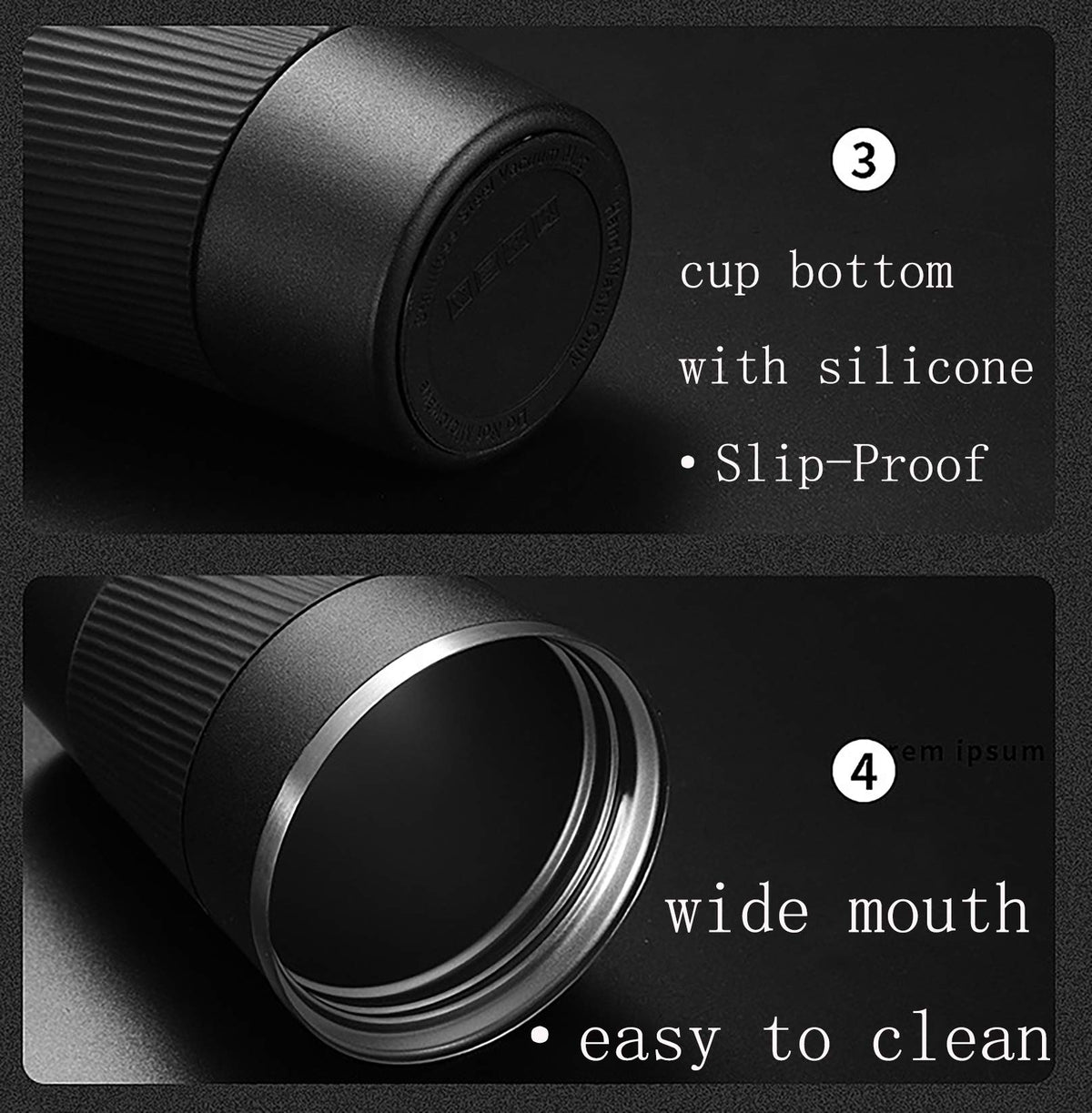 17oz Stainless Steel Vacuum Insulated Travel Mug O447776