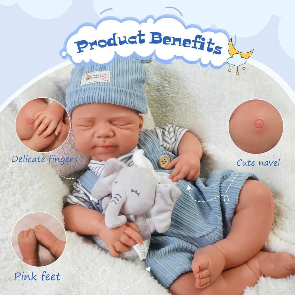 20 Inch Full Silicone Baby Doll D79476