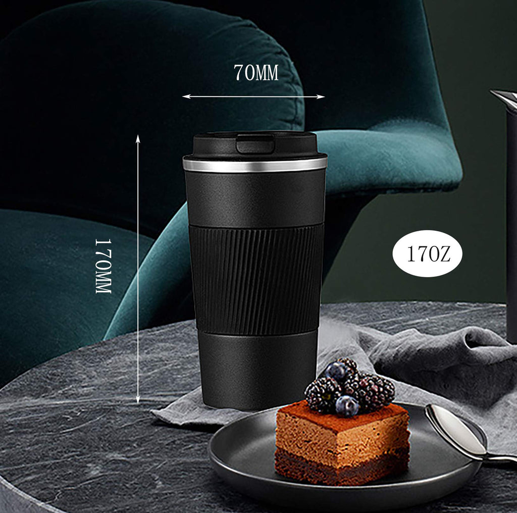 17oz Stainless Steel Vacuum Insulated Travel Mug O447776