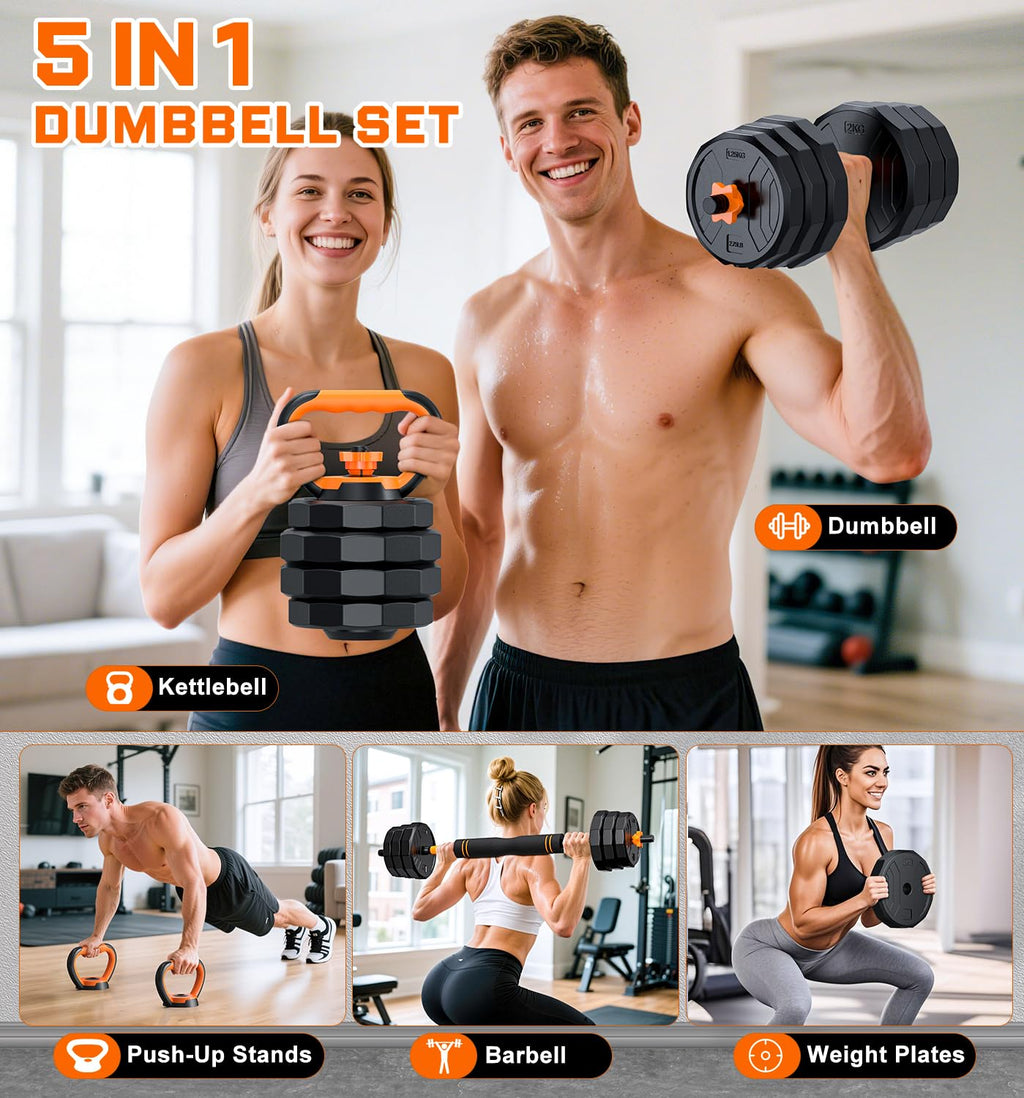 Adjustable Dumbbell Set with Connector T20623