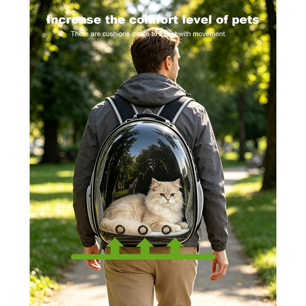 Expandable Pet Backpack Cats Dogs Carrier Bag K707272