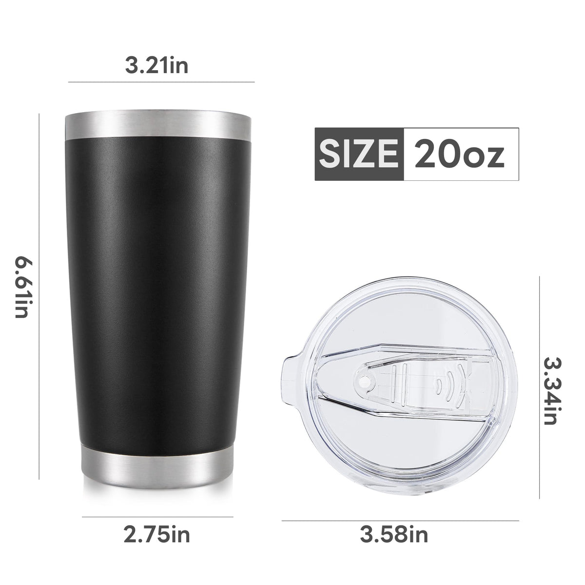 20 oz Stainless Steel Insulated Tumbler G8641