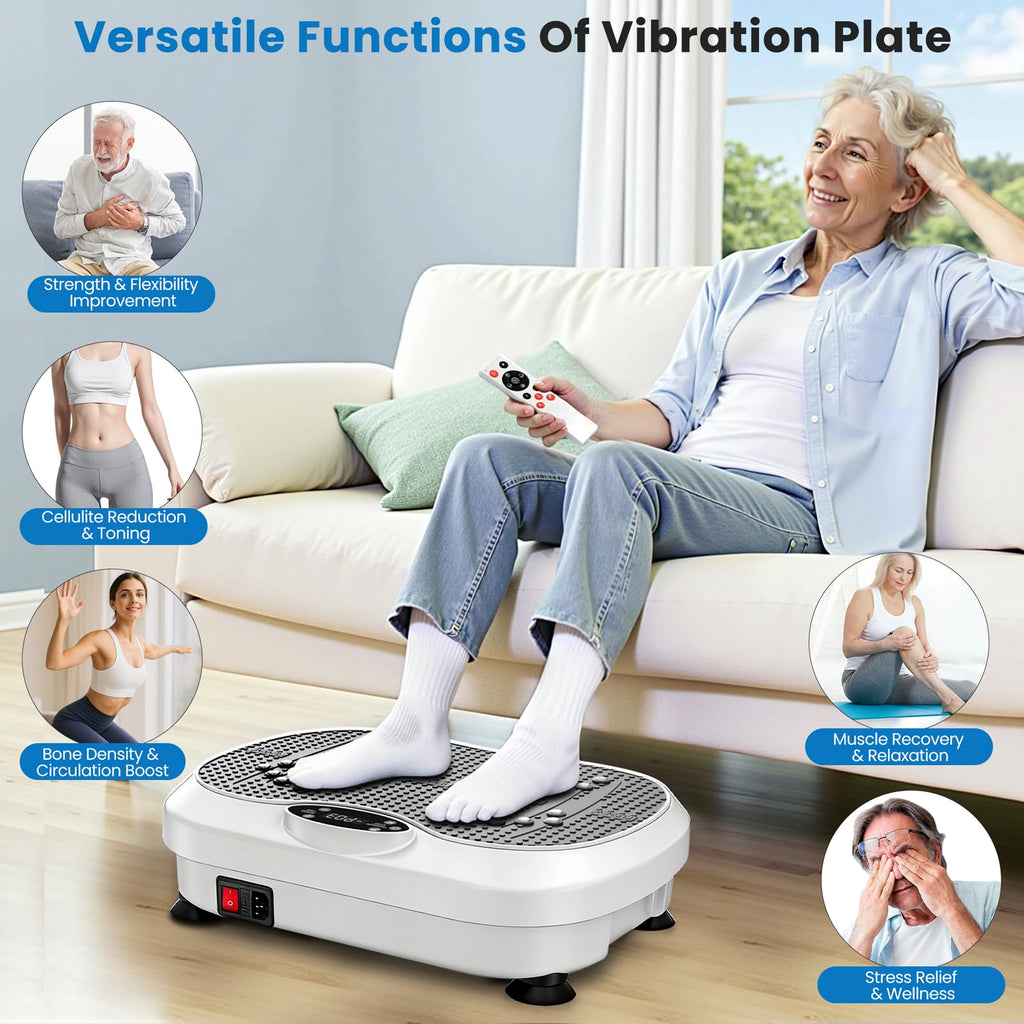 Vibration Plate Exercise Machine with 200 Levels S4693