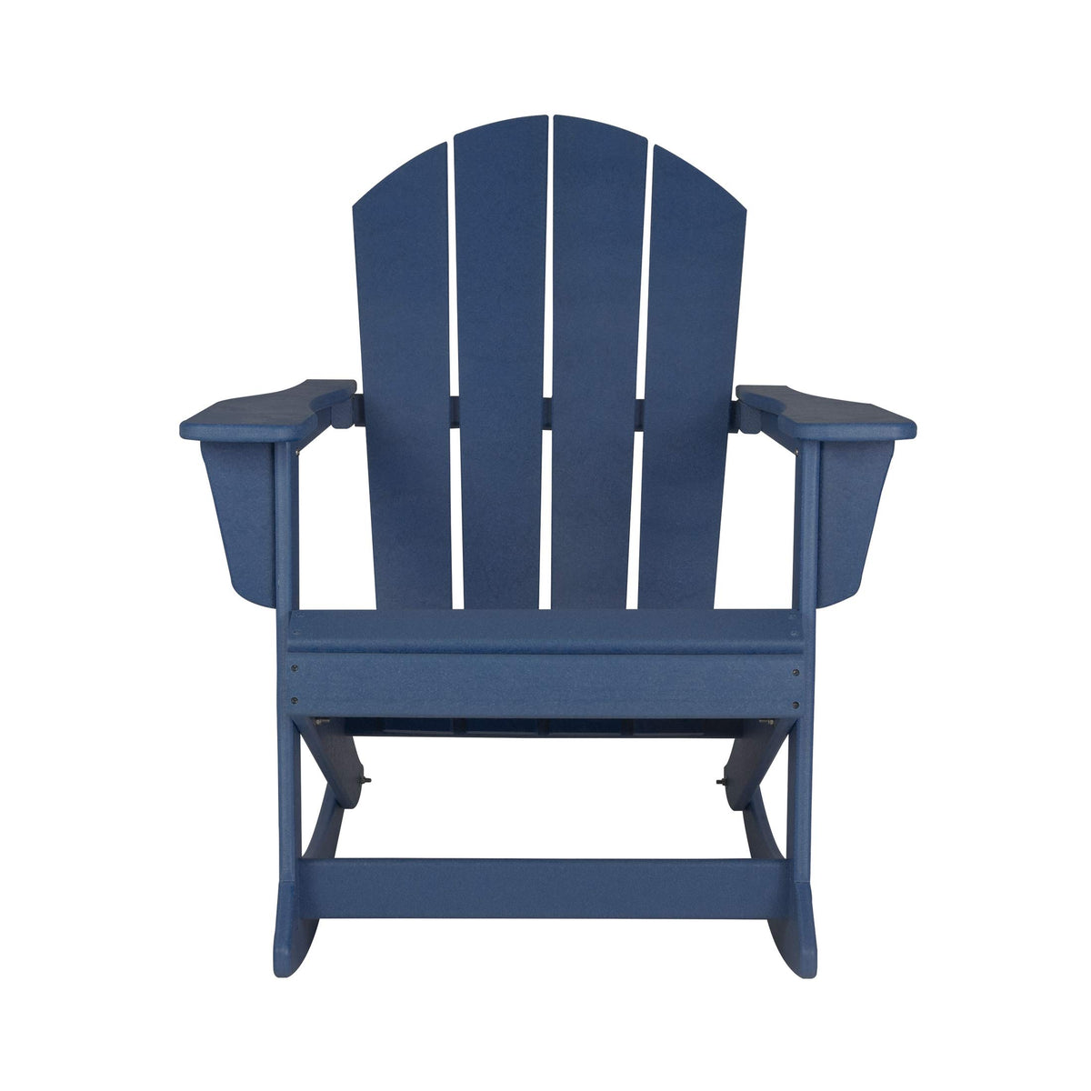 Navy Blue HDPE Outdoor Rocking Chair H936