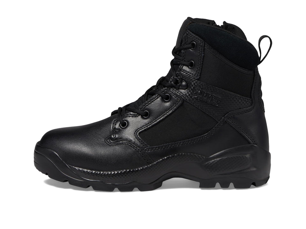 Black 6-Inch Side-Zip Work Boots Z598202