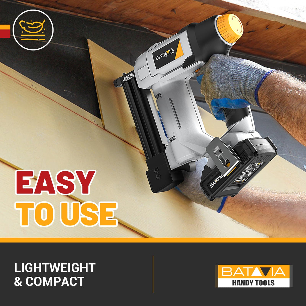 20V Cordless 18GA 2-in-1 Brad Nailer & Stapler L4869