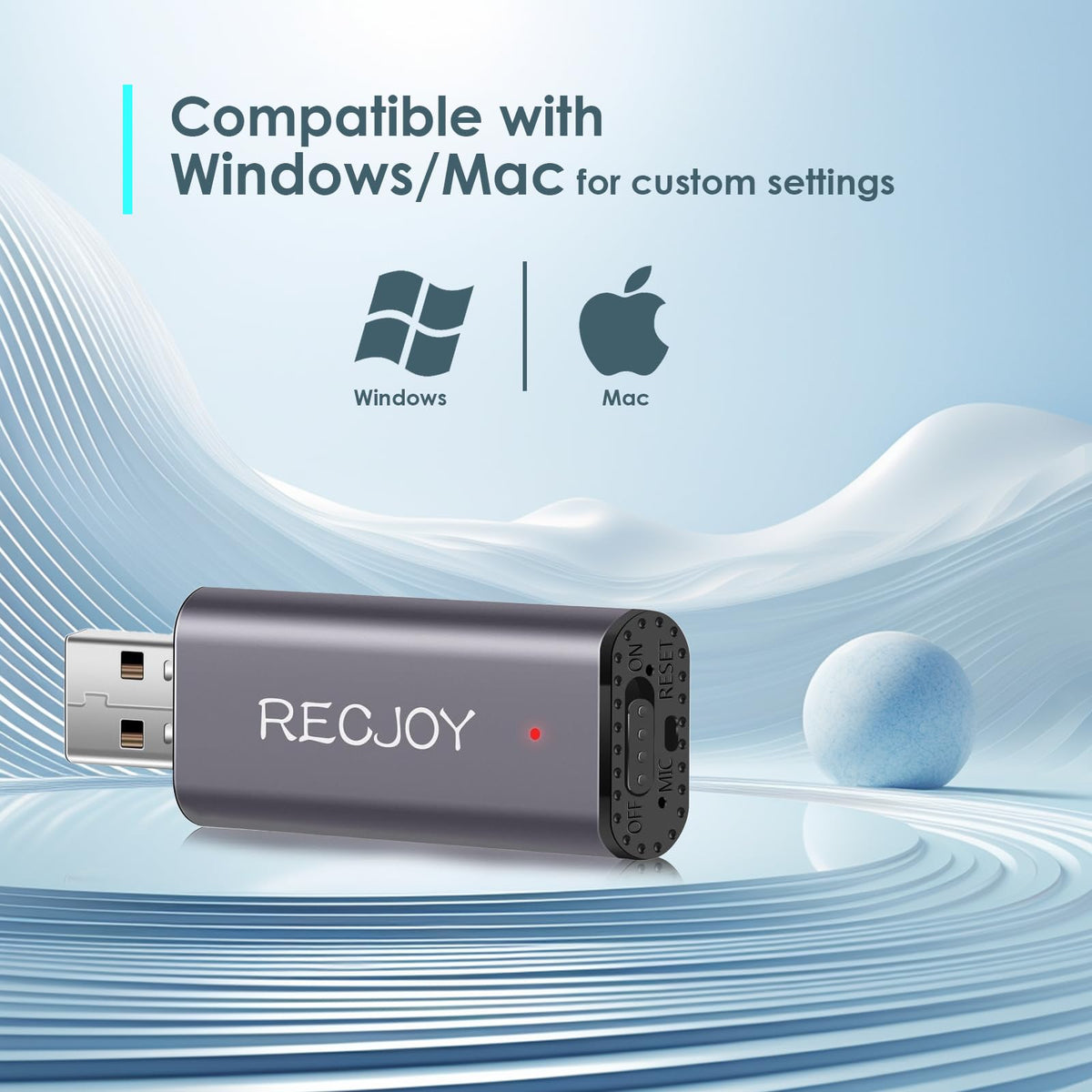 64GB USB Digital Voice Recorder with 750Hrs Storage Capacity U931705