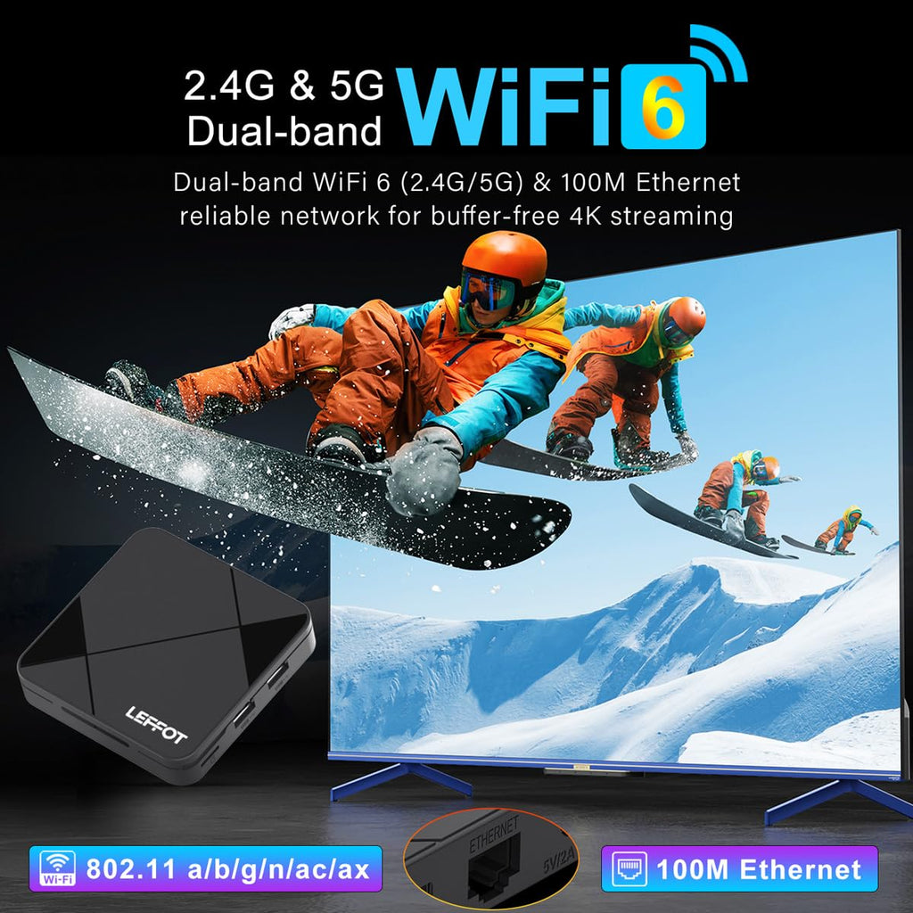 Android 14.0 4K Ultra HD TV Box U8349