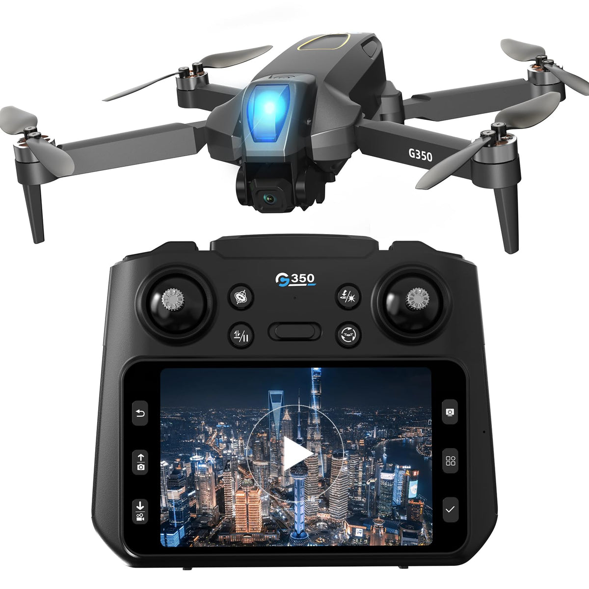 Drone with Camera 4.5" LCD Screen Foldable RC Quadcopter S431