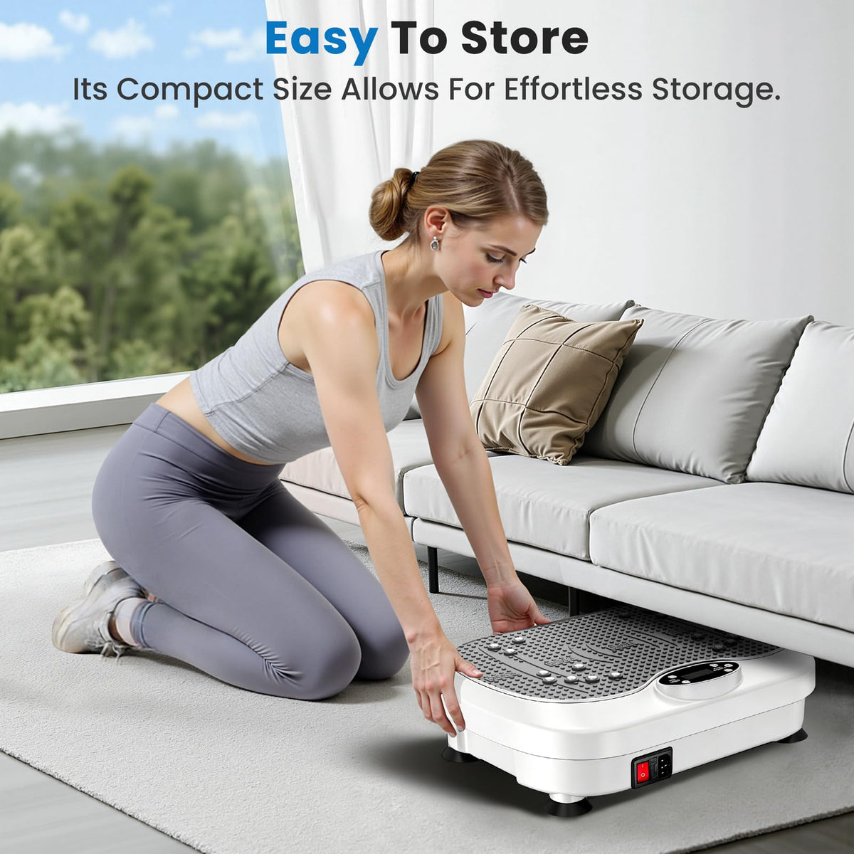 Vibration Plate Exercise Machine with 200 Levels S4693