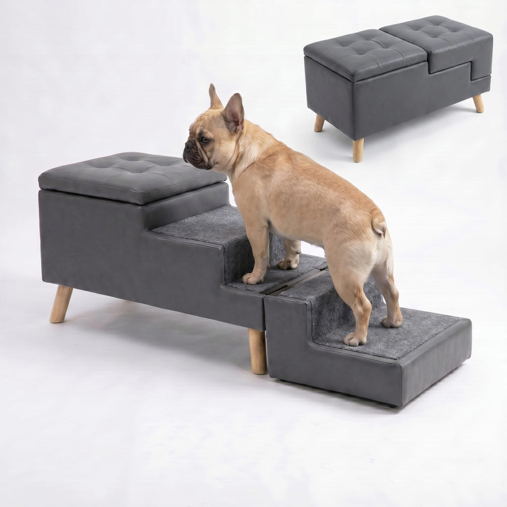 Leather Dog Stairs T678004