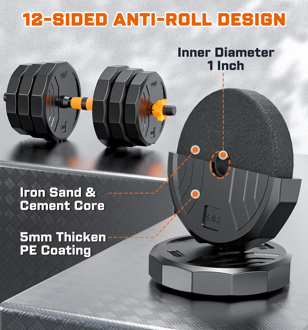 Adjustable Dumbbell Set with Connector T20623