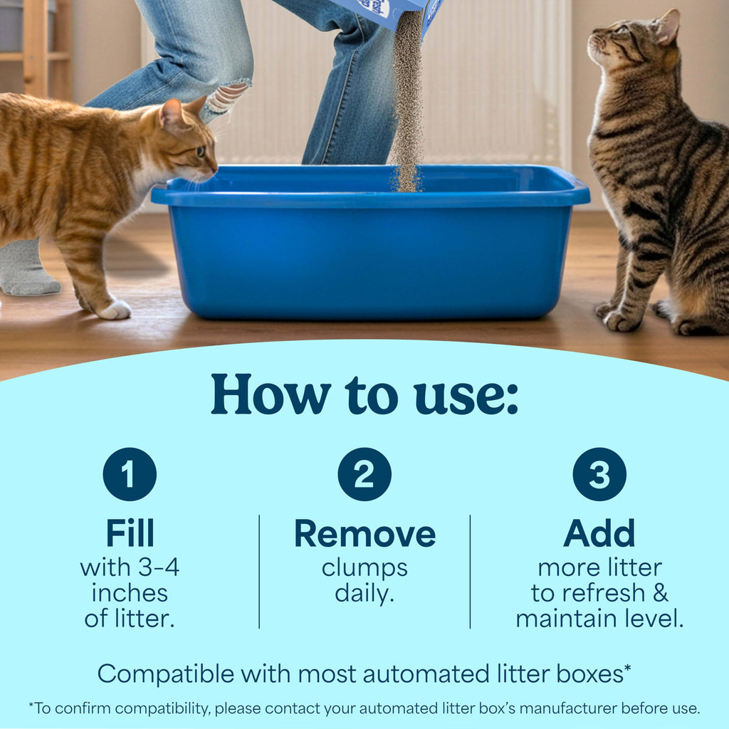 Unscented Multi Cat Clumping Litter, 18.5lb, 2Pk M184