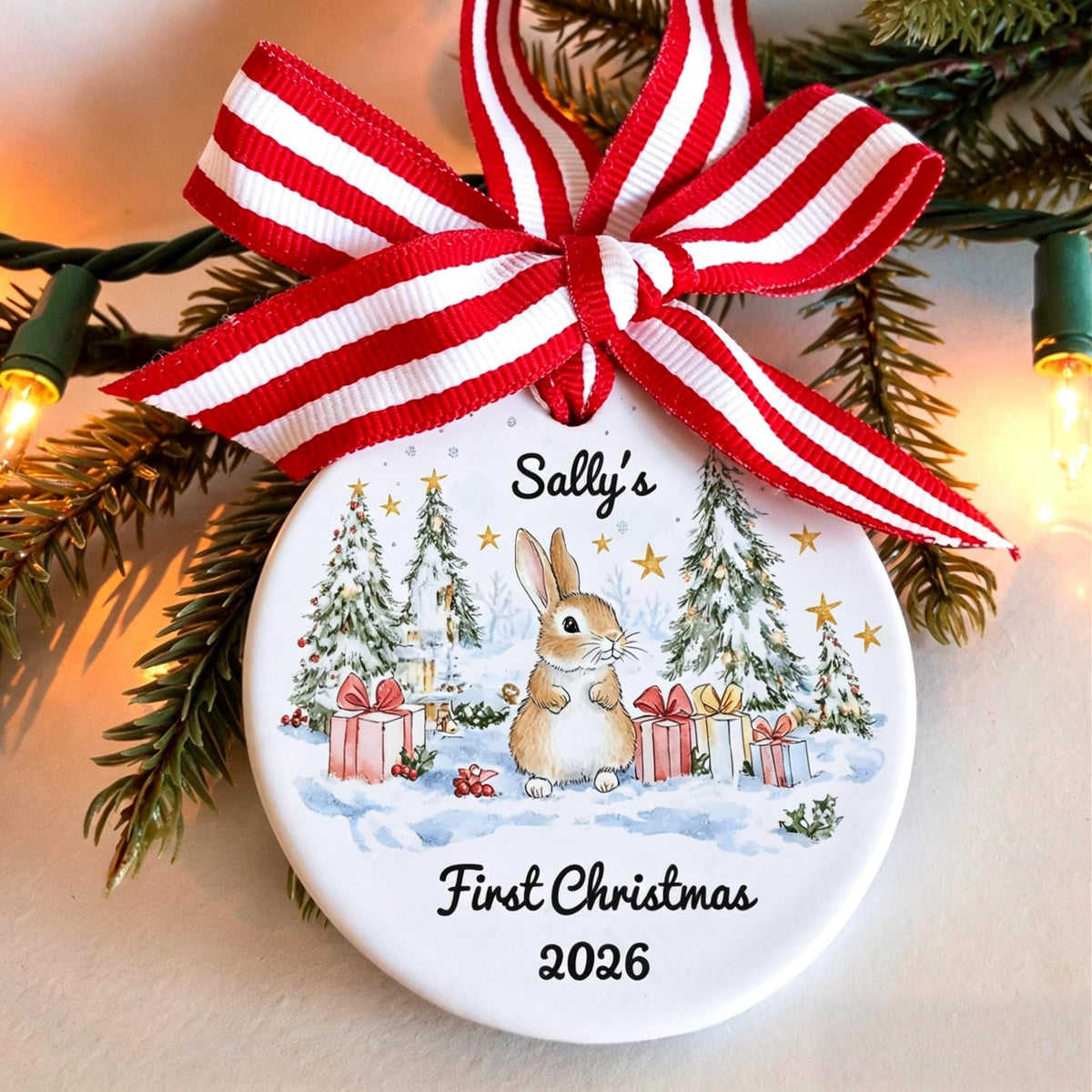 Baby First Christmas Ornament 2026 E2155