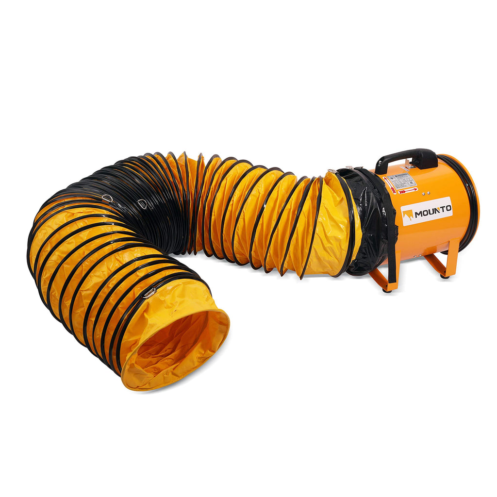 12-Inch Heavy Duty Cylinder Axial Fan with 25-Foot Vinyl Hose X863