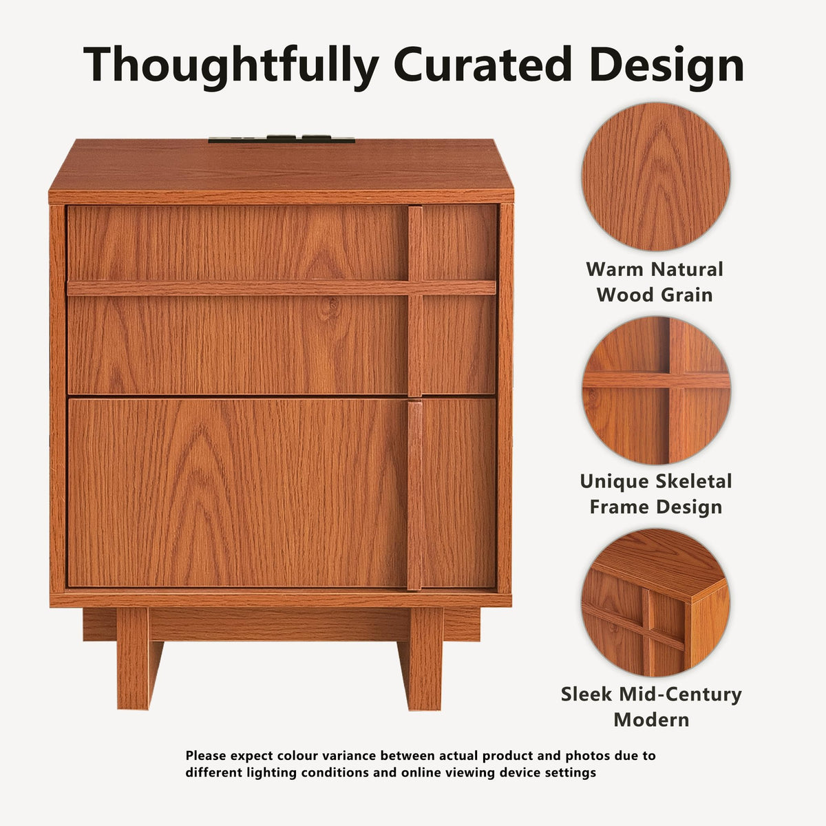 Mid Century Modern Nightstand G311