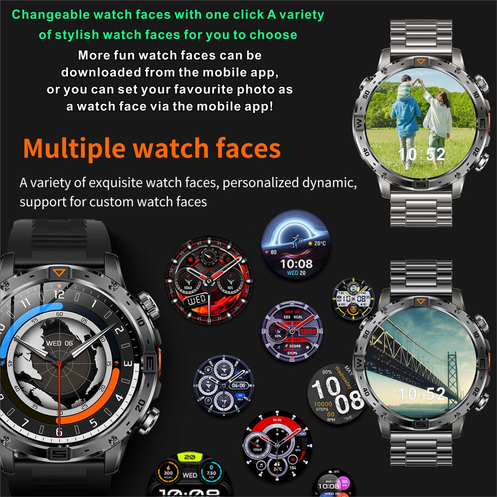 1.7" HD Touchscreen IP68 Waterproof Smart Watch F269