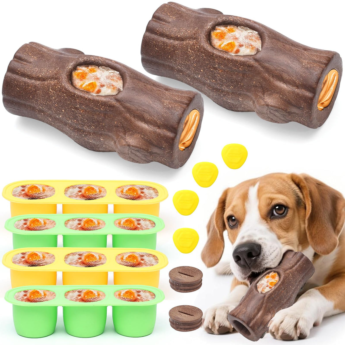 2 Pack Dog Toys E5415