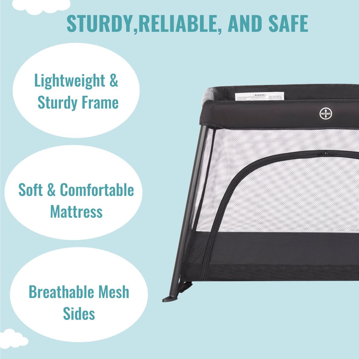 Black Playard with Travel Bag A33027