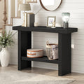 Black Rectangular Console Table I8811