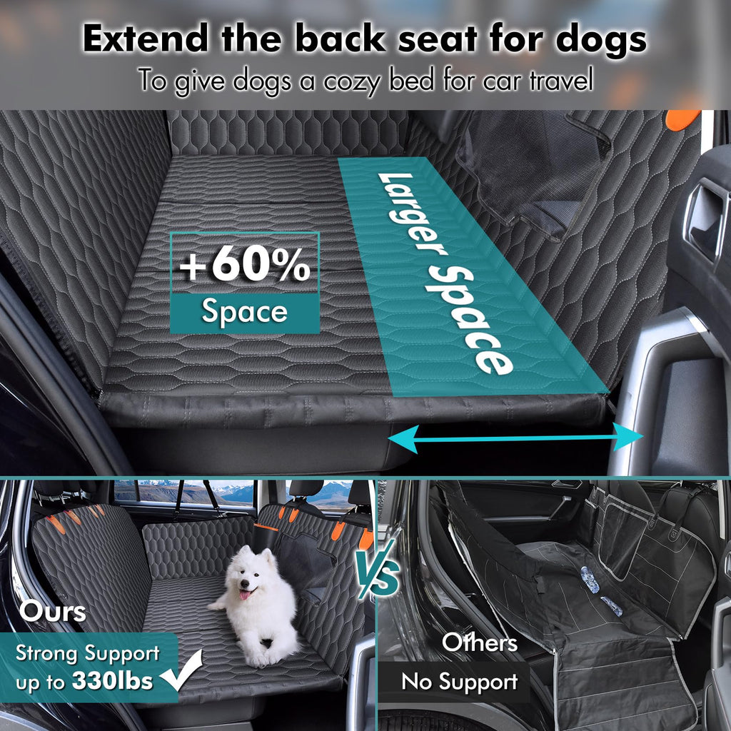 XL Waterproof Dog Back Seat Extender H2610