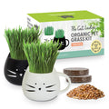 Cat Grass Growing Kit with Seed Mix, Soil and Two Planters T725074
