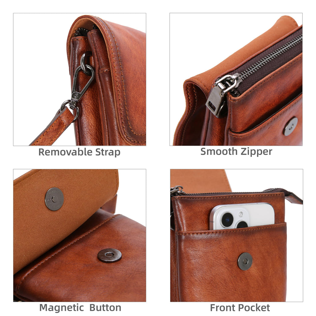 Rfid Blocking Small Crossbody Bag U6826