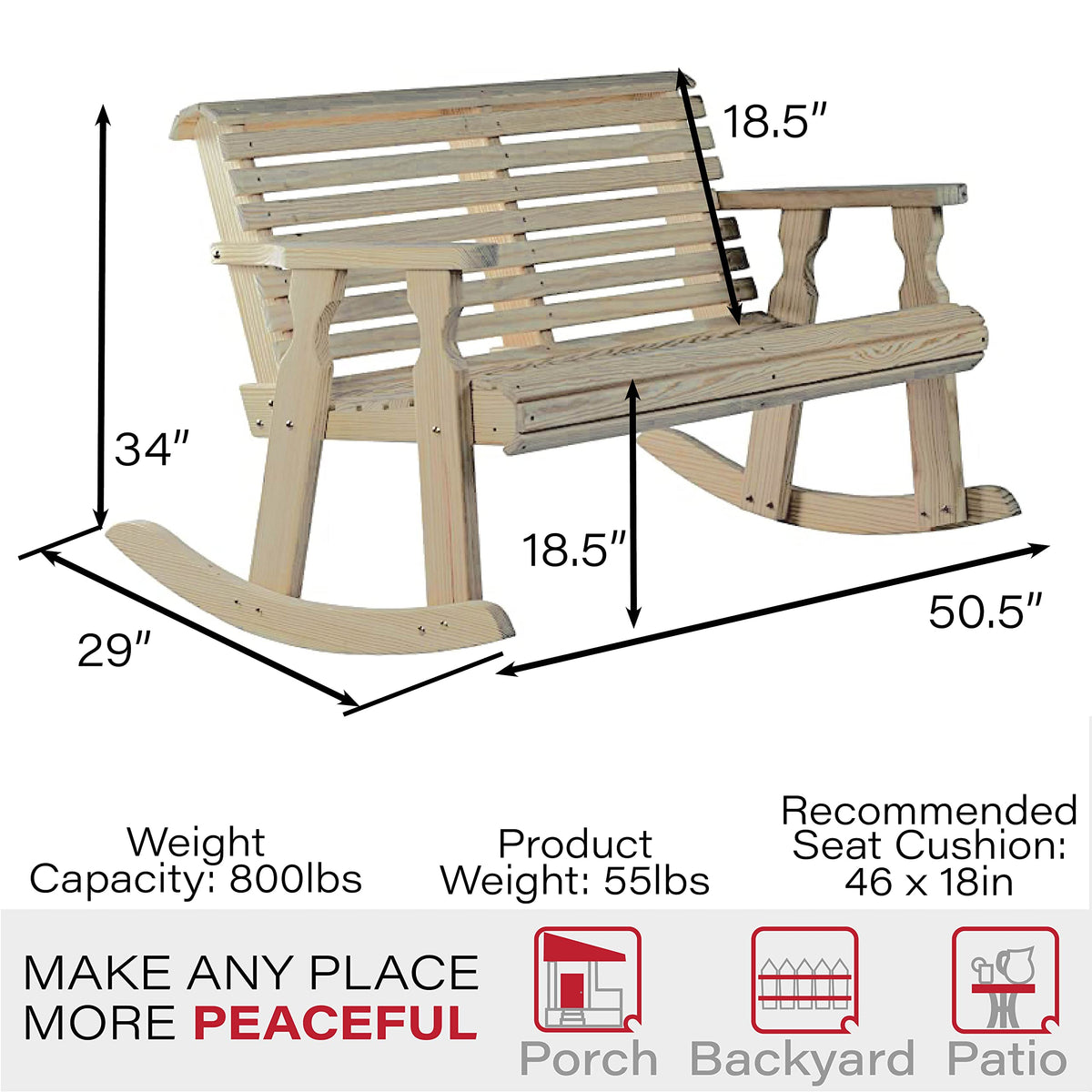 Heavy Duty Double Rocker L9696