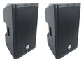 12" Active Powered Speaker with 2-Channel Mixer, 2-Pack J7723