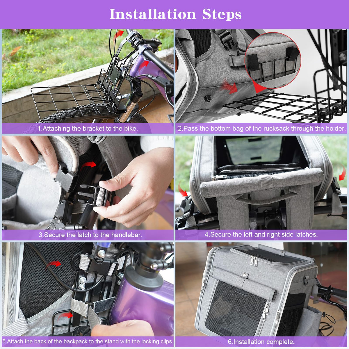 Bike Basket with Mounting Bracket C689462