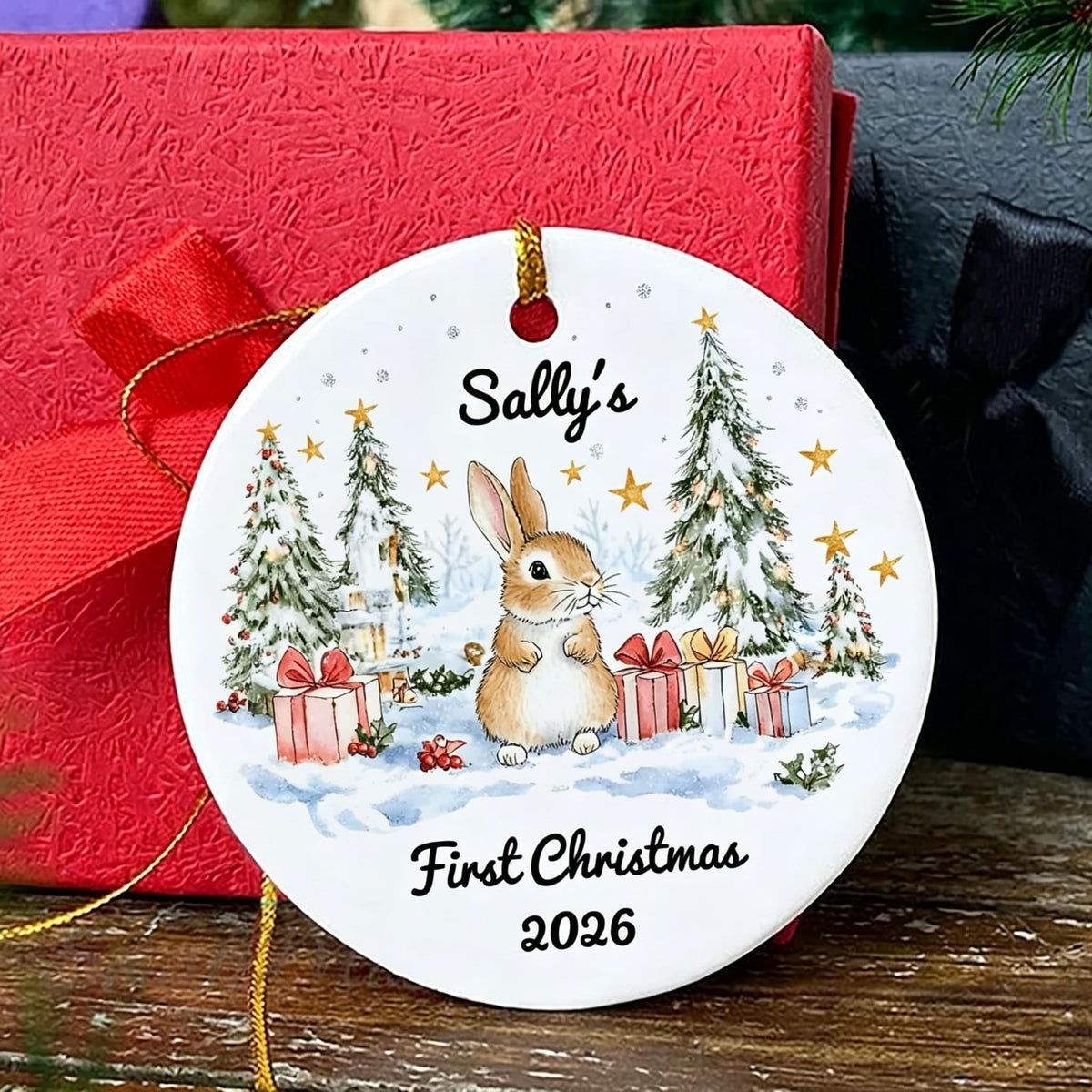 Baby First Christmas Ornament 2026 E2155