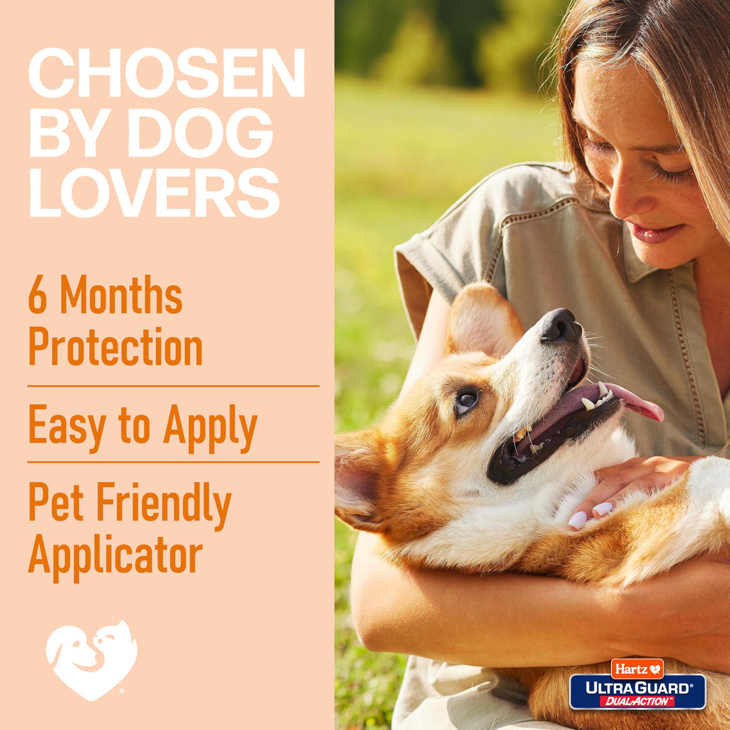 Flea & Tick Topical Dog Treatment 6 Months 5-14 Pound Dogs 6-count J609648