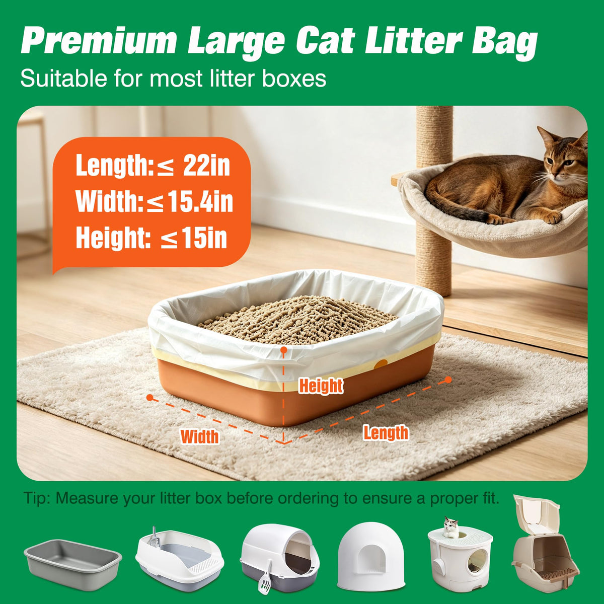 Sifting Litter Box Liners 14 Count W802705